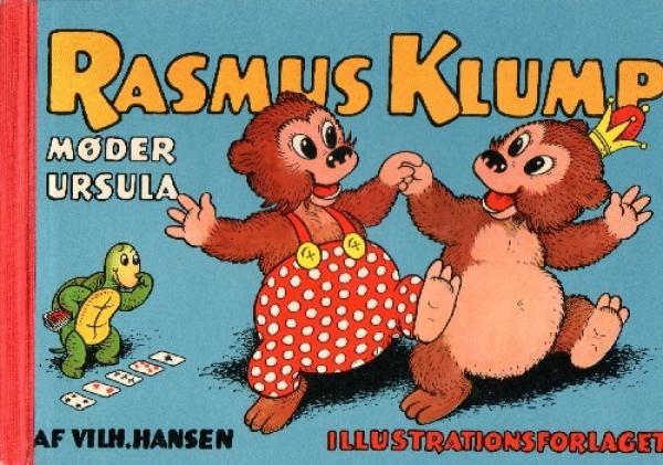 Children's book DANISH - Rasmus Klump & Ursula - Petzi - used - Hardcover